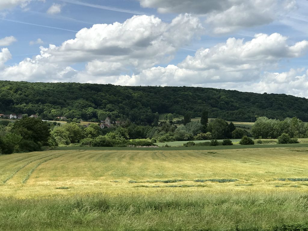 View of the Marne valley near Passy-sur-Marne